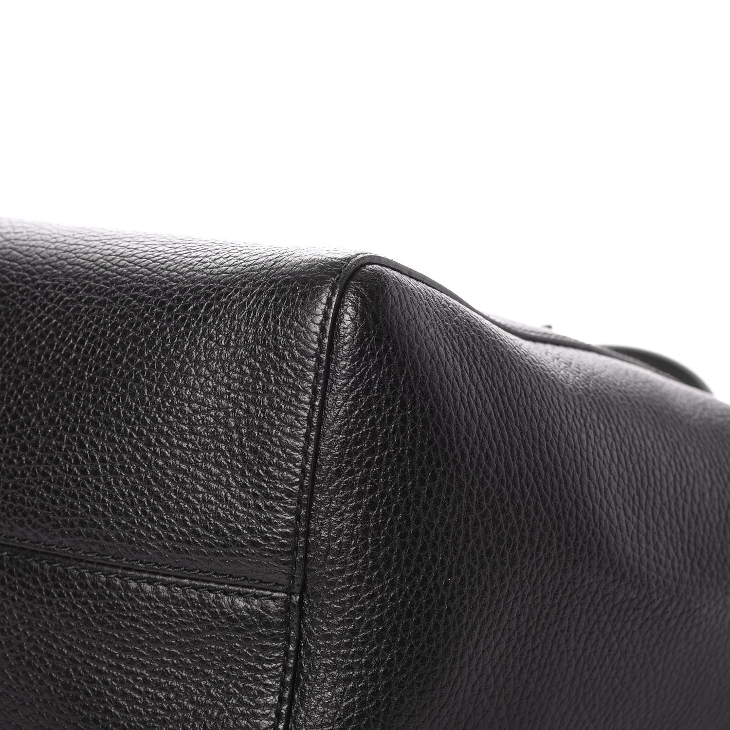 Gucci Pebbled Calfskin Medium Swing Tote Black 14 of 14