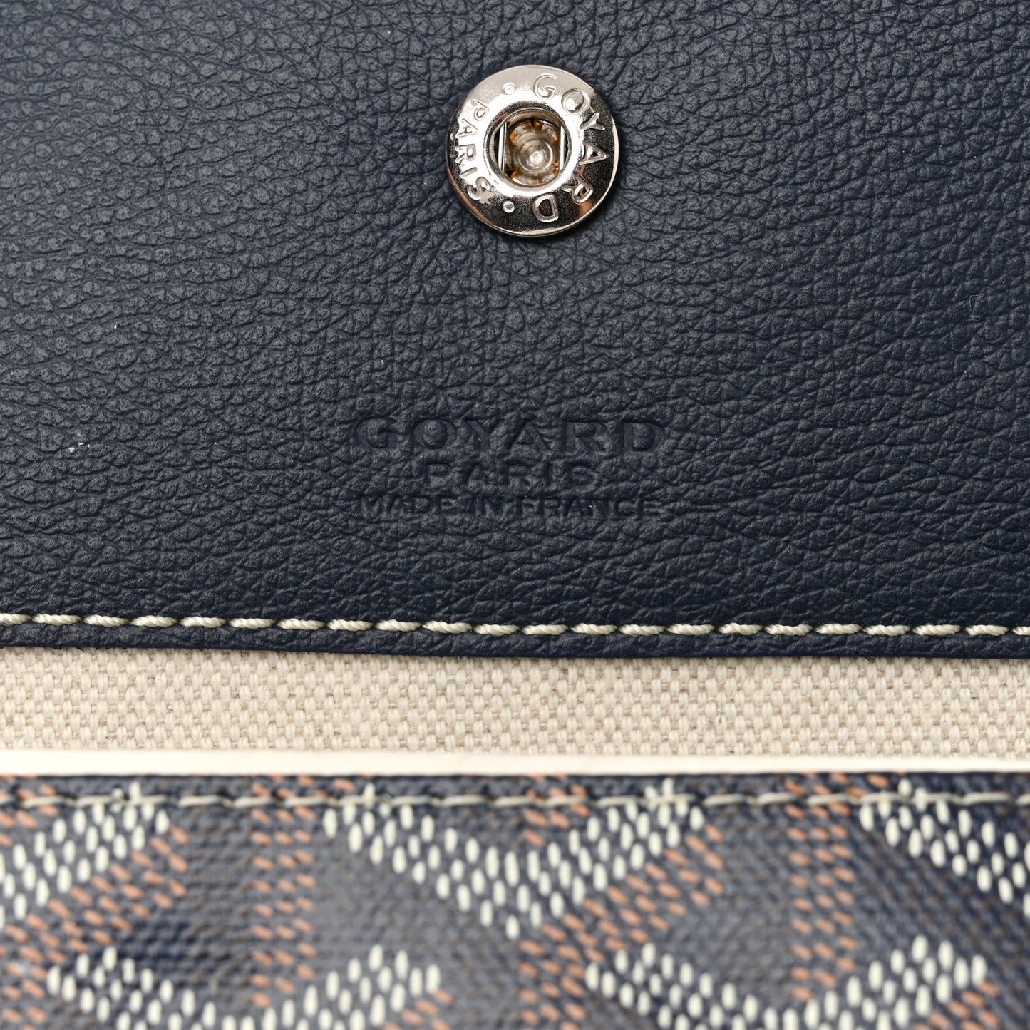 Goyardine Boheme Hobo Navy Blue Navy Blue
