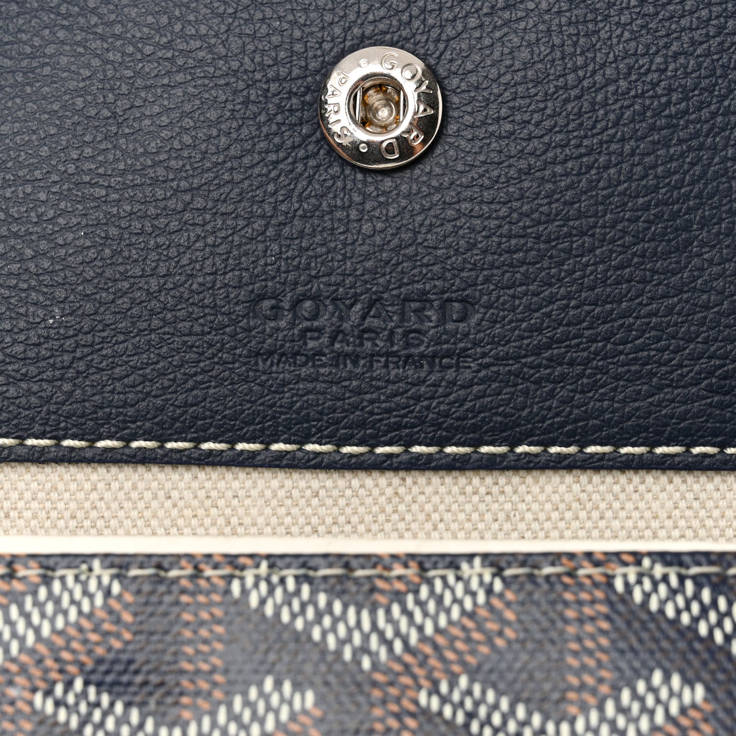 Goyard Goyardine Boheme Hobo Navy Blue Navy Blue 7 of 15