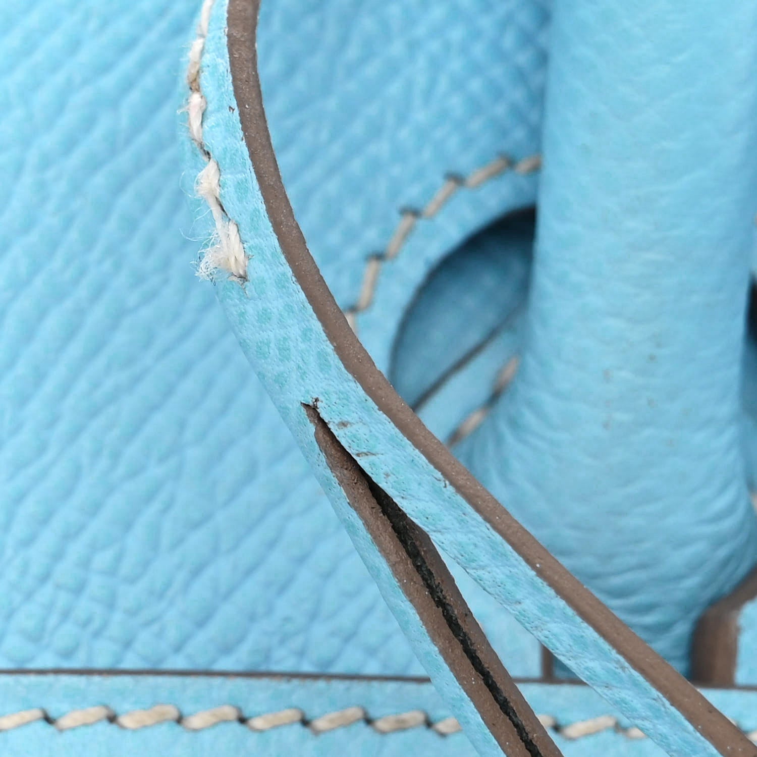 Hermes Epsom Candy Birkin 35 Celeste Mykonos 16 of 17