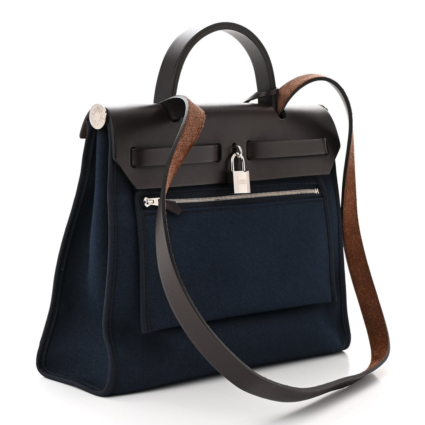 Toile Vache Hunter Herbag Zip PM Bleu Marine Ebene