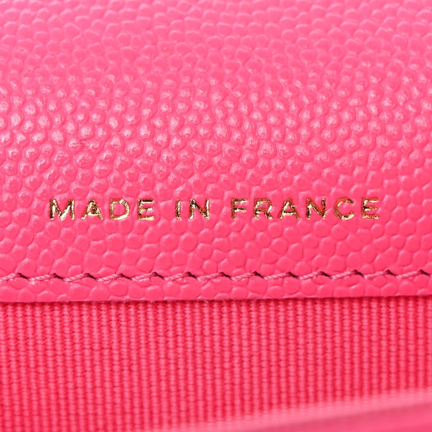 Chanel Caviar Quilted Flap Card Holder Wallet Pink 8 of 9