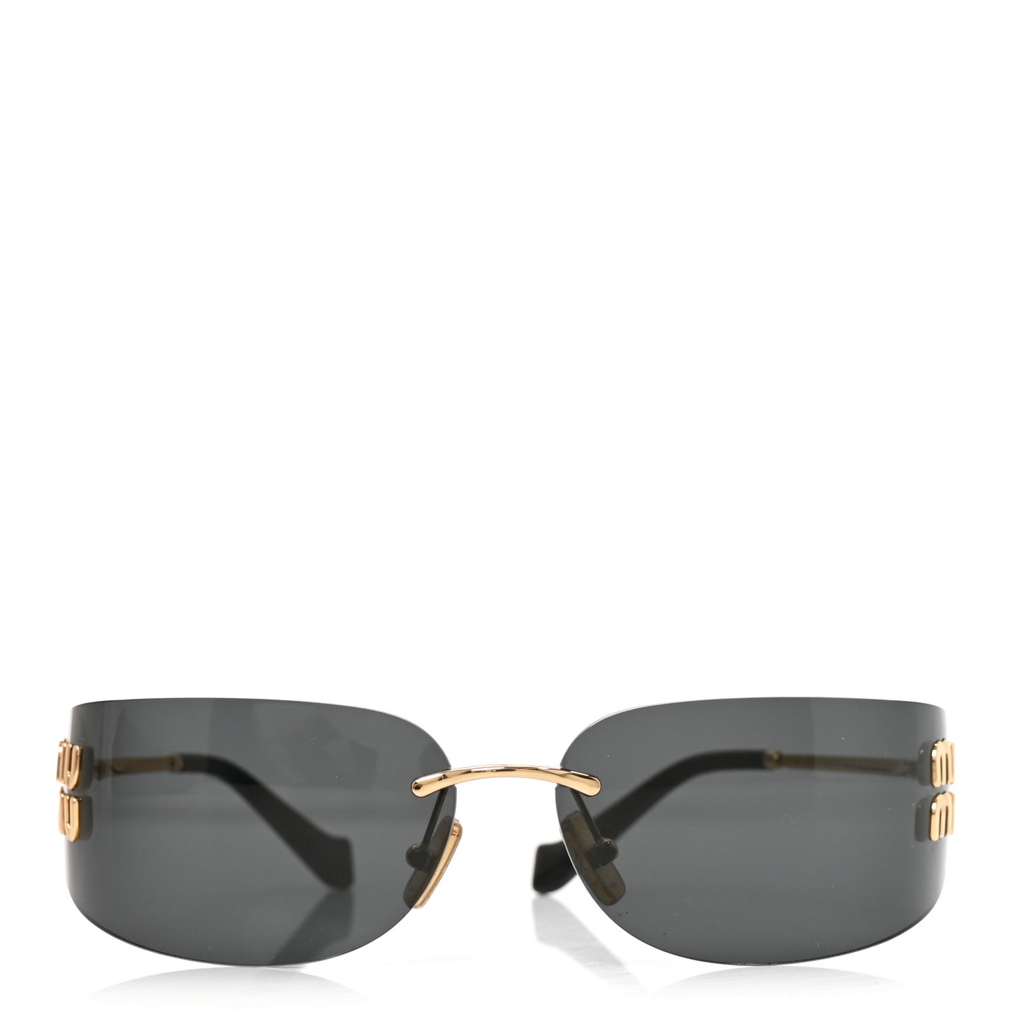Metal Aube Sunglasses SMUA51 Gold Black