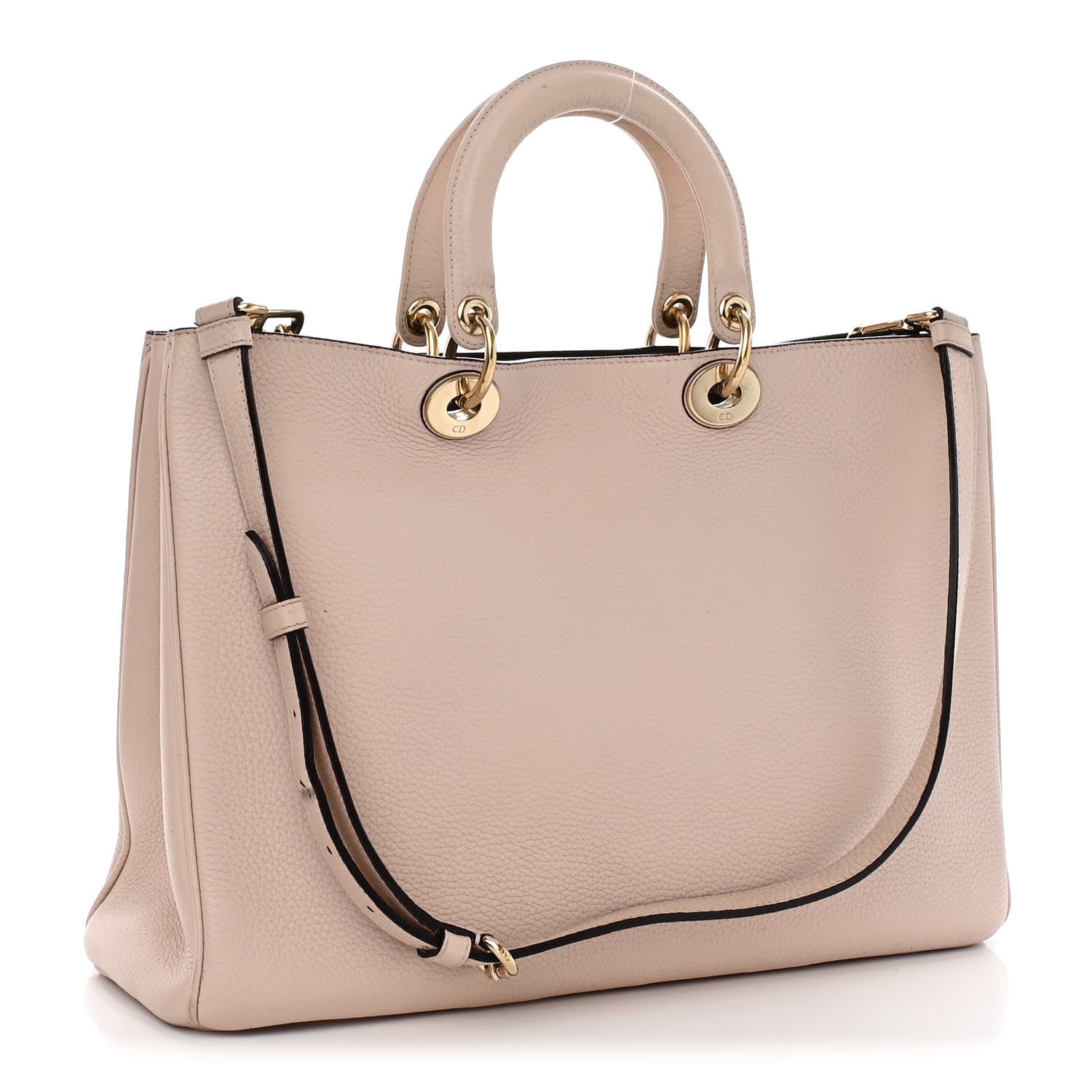 Christian Dior Bullcalf Large Diorissimo Tote Rose Poudre 3 of 19