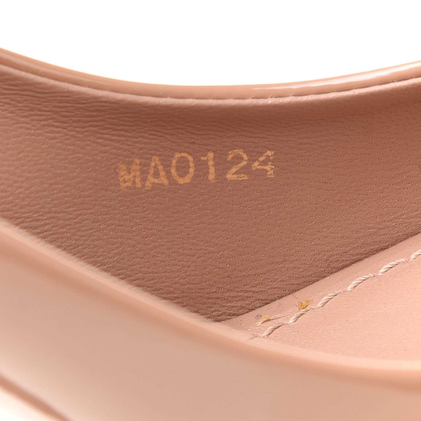 Patent Calfskin Oh Really Peep Toe Pumps 38 Tan
