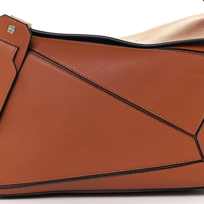 Loewe Calfskin Medium Puzzle Bag Tan 9 of 11