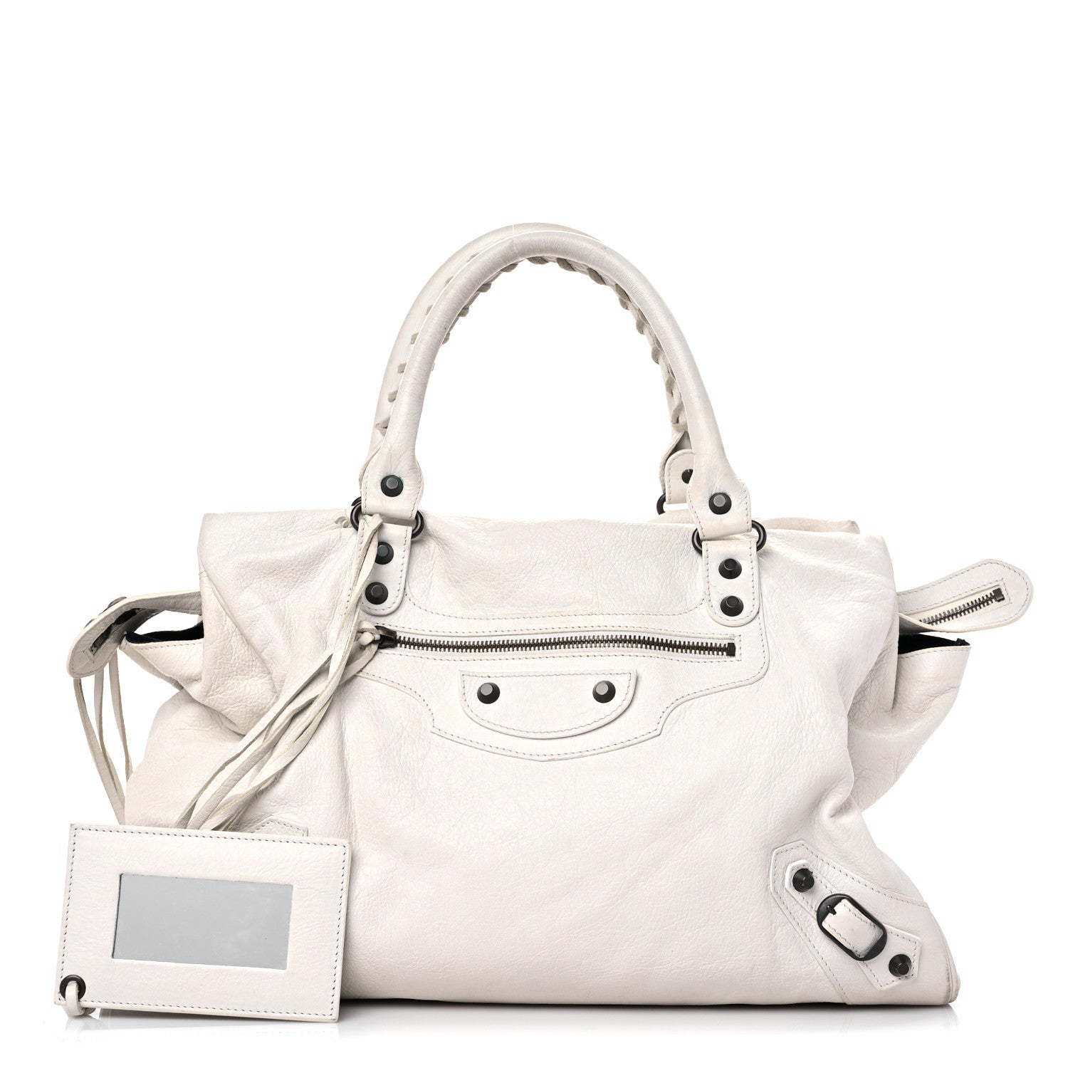 Balenciaga Agneau Classic Hardware Mid Day White 1 of 29