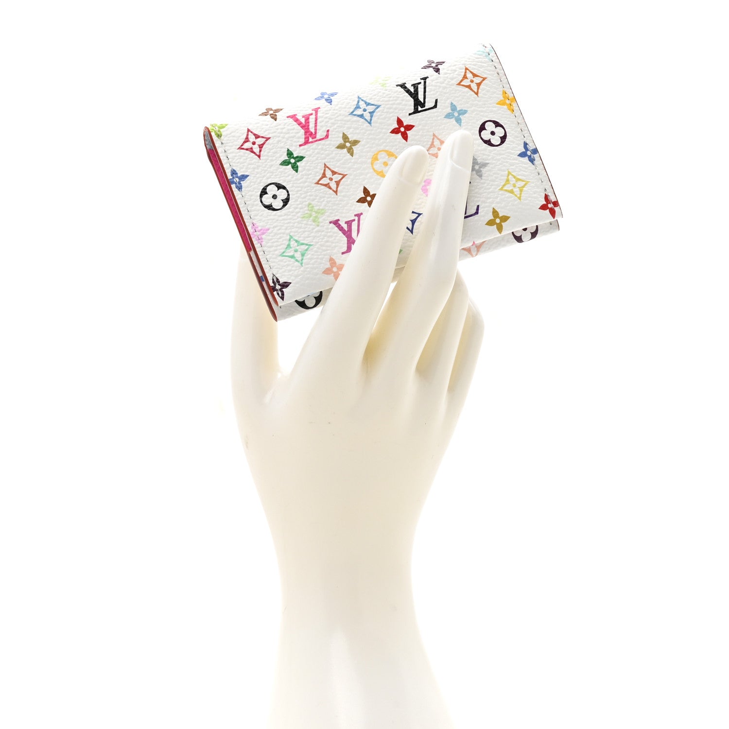 Louis Vuitton LV X TM Monogram Multicolor Slim Card Holder White 2 of 8