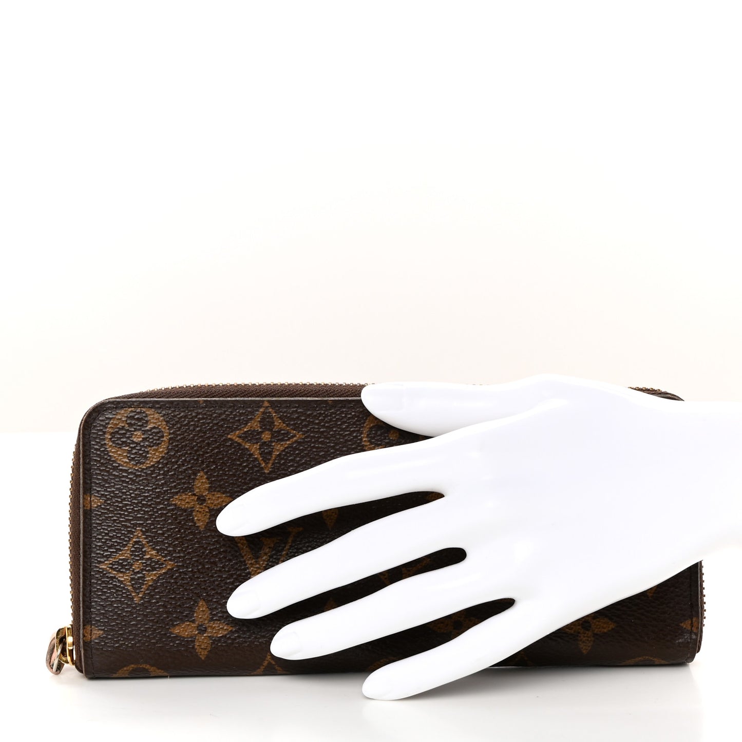 Monogram Clemence Wallet Rose Ballerine