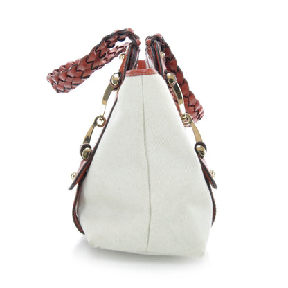 Gucci Canvas Leather Pelham Tote Beige 3 of 9