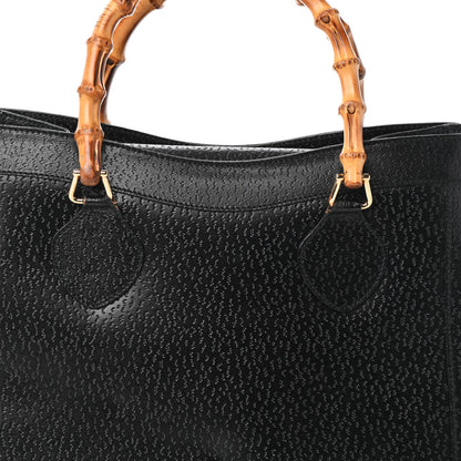 Gucci Cinghiale Bamboo Tote Black 7 of 9