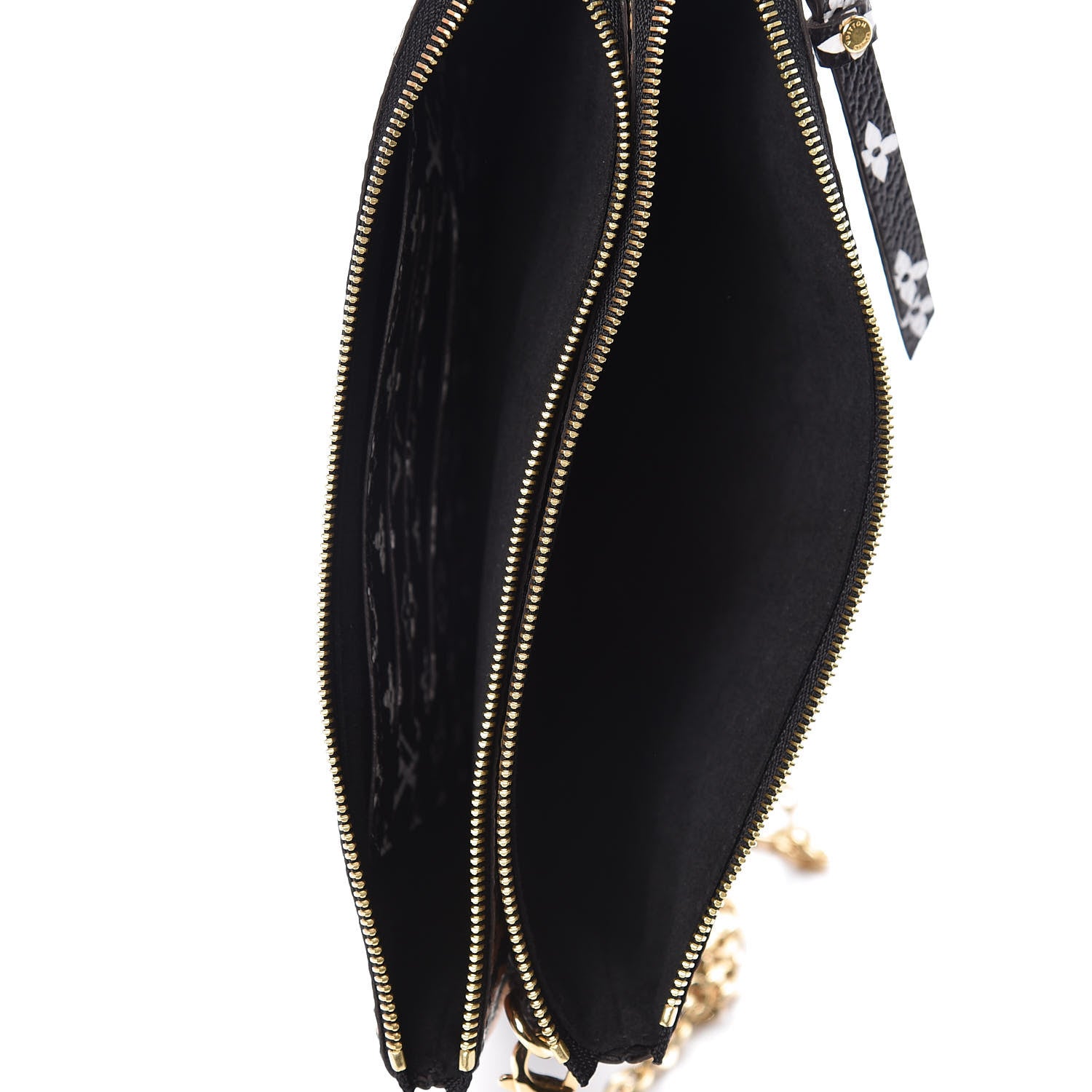 Louis Vuitton Monogram Giant Jungle Pochette Double Zip Black 7 of 10