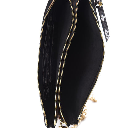 Louis Vuitton Monogram Giant Jungle Pochette Double Zip Black 7 of 10
