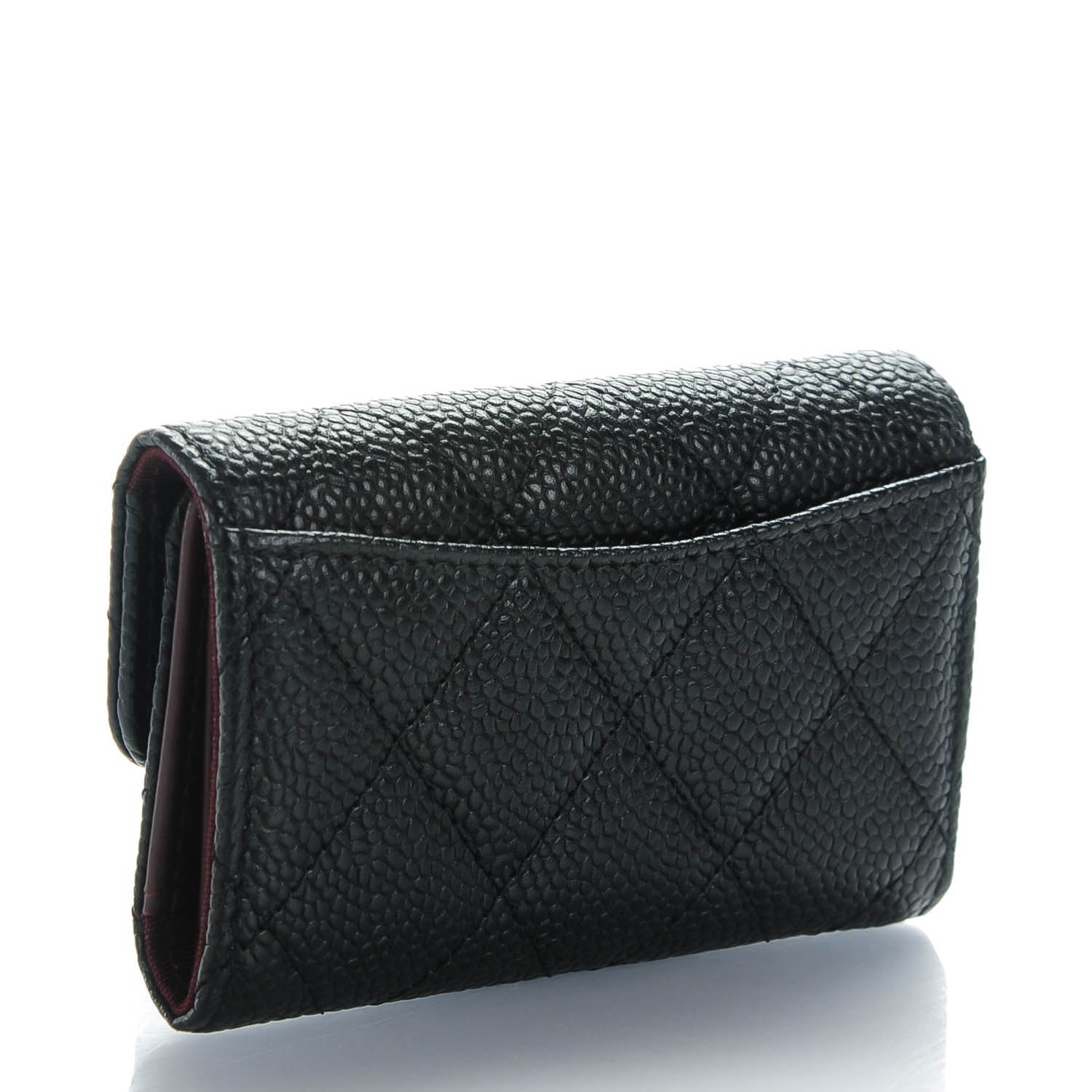 Chanel Caviar Quilted 6 Key Holder Black 3 of 8