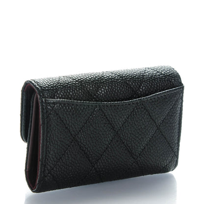 Chanel Caviar Quilted 6 Key Holder Black 3 of 8