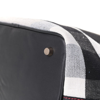 Burberry Canvas Mega Check Sequin Heart Medium Ashby Hobo Black 11 of 13