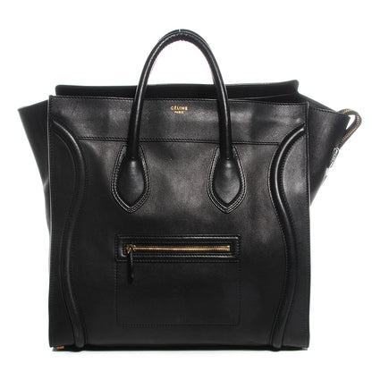 Celine Smooth Calfskin Medium Luggage Black 1 of 7