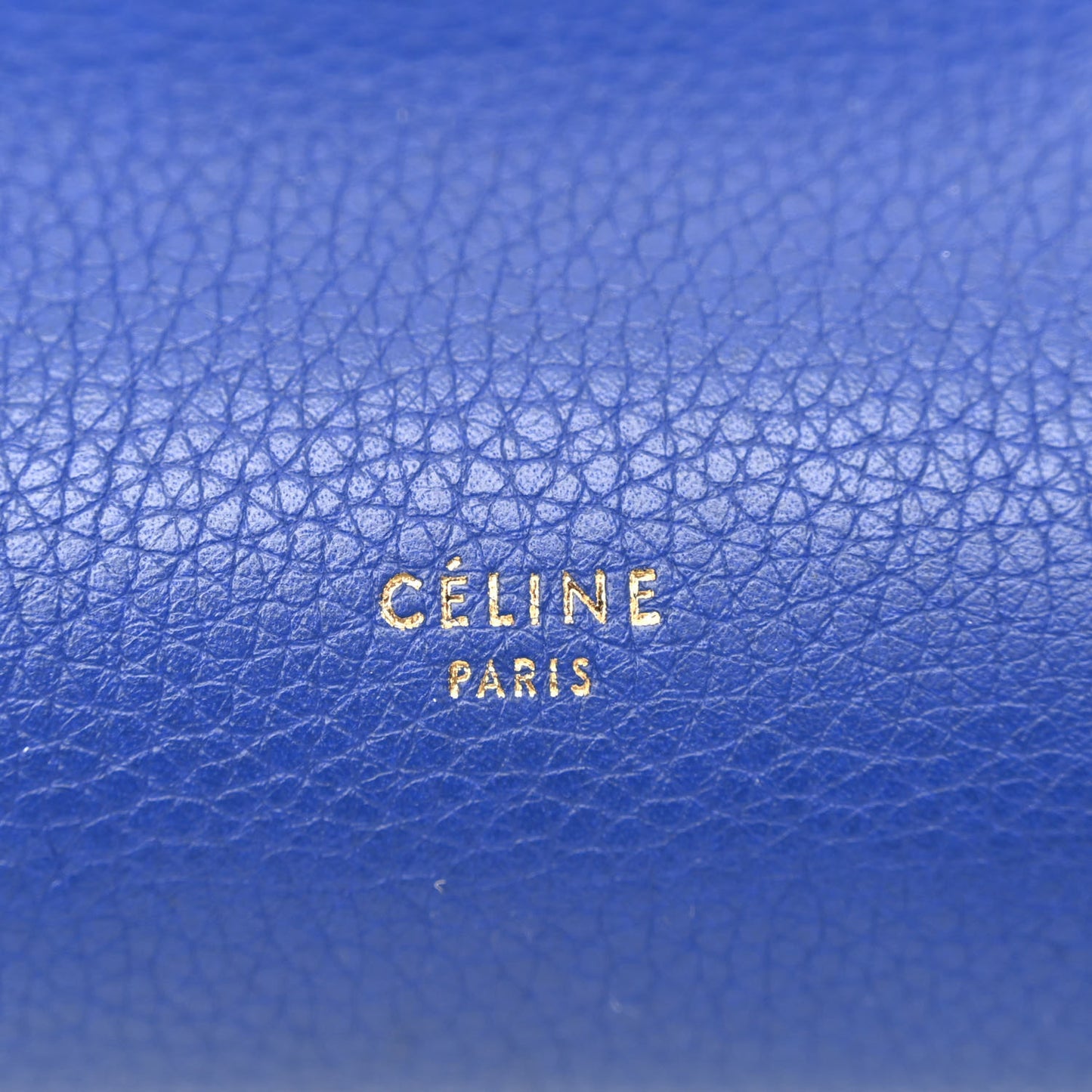 Grained Calfskin Mini Belt Bag Indigo
