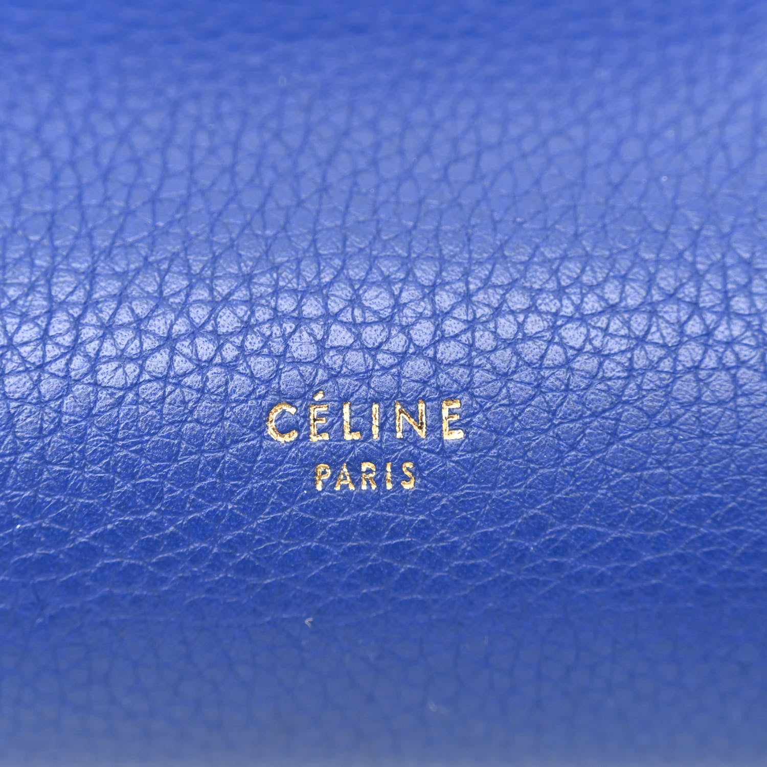 Celine Grained Calfskin Mini Belt Bag Indigo 6 of 10