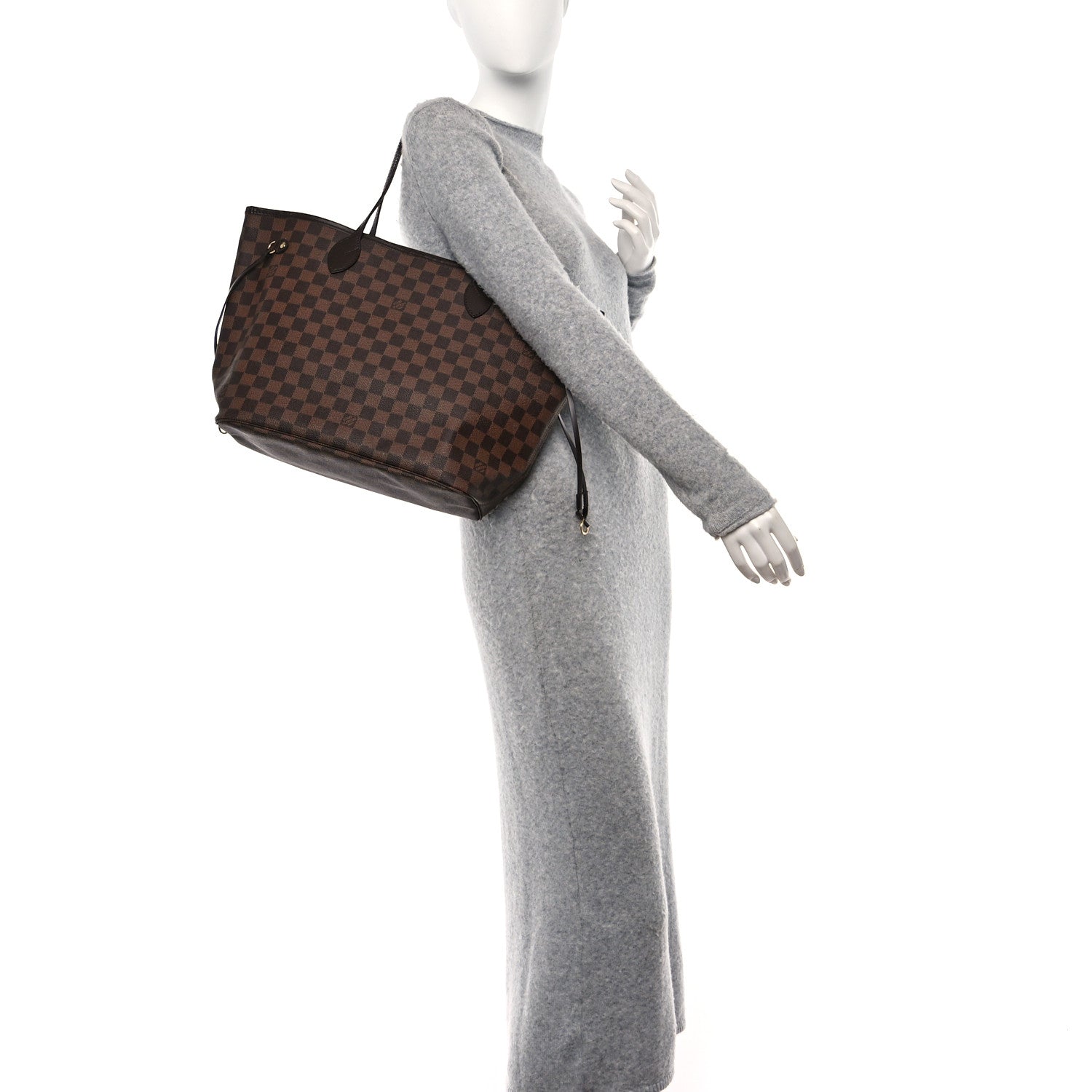Louis Vuitton Damier Ebene Neverfull MM 2 of 13