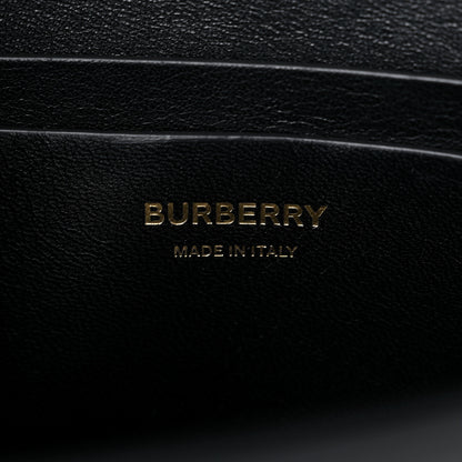Burberry Calfskin Leopard Small Grace Bag Black 6 of 13