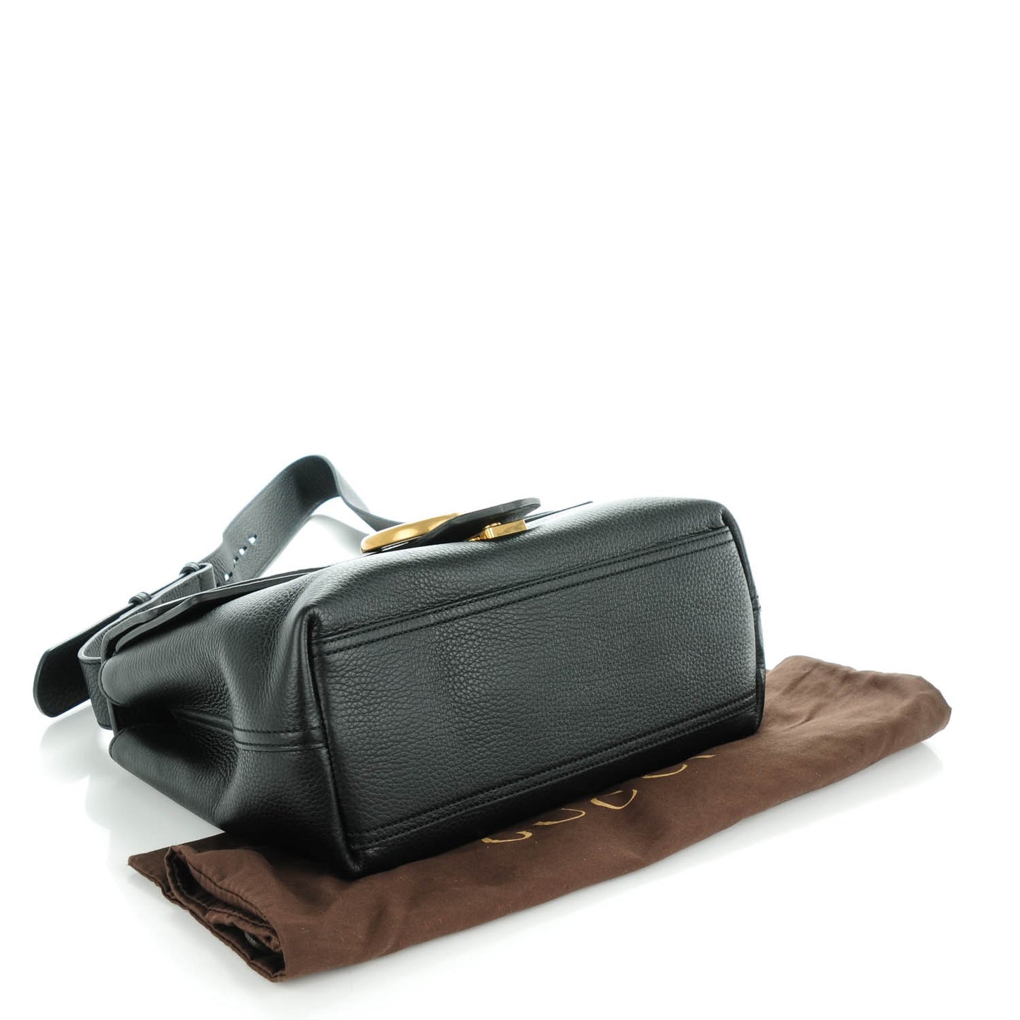 Cellarius Calfskin GG Marmont Shoulder Bag Black