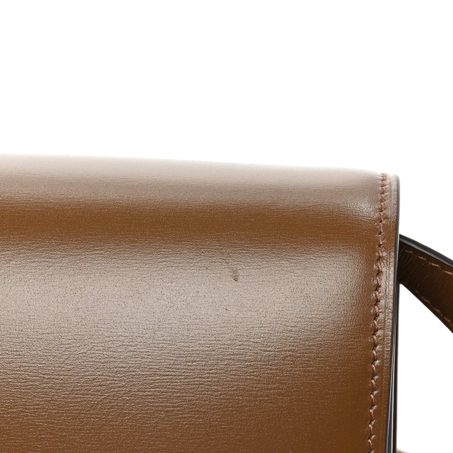 Celine Smooth Calfskin Medium Classic Box Flap Bag Camel 12 of 14