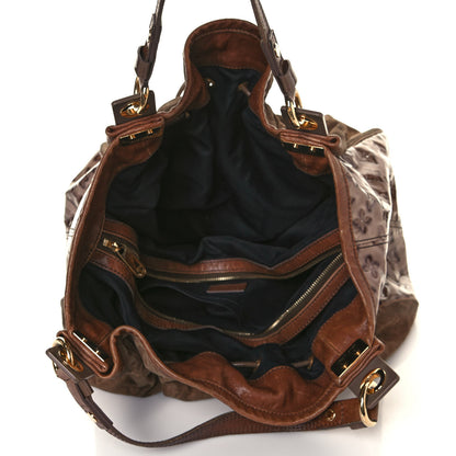 Louis Vuitton Suede Patent Monogram Irene Brown 5 of 16