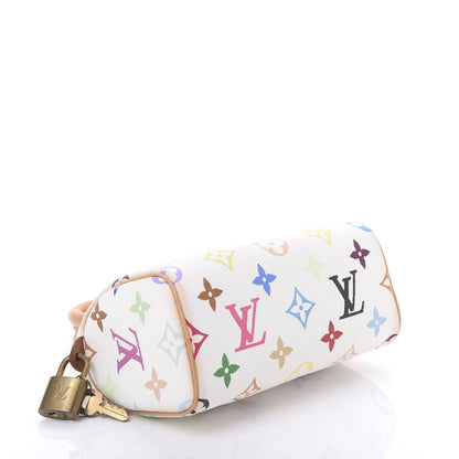 Louis Vuitton Monogram Multicolor Mini Sac HL Speedy White 4 of 9