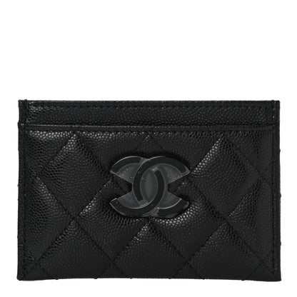 Chanel Caviar Quilted My Everything Card Holder Black 1 of 12