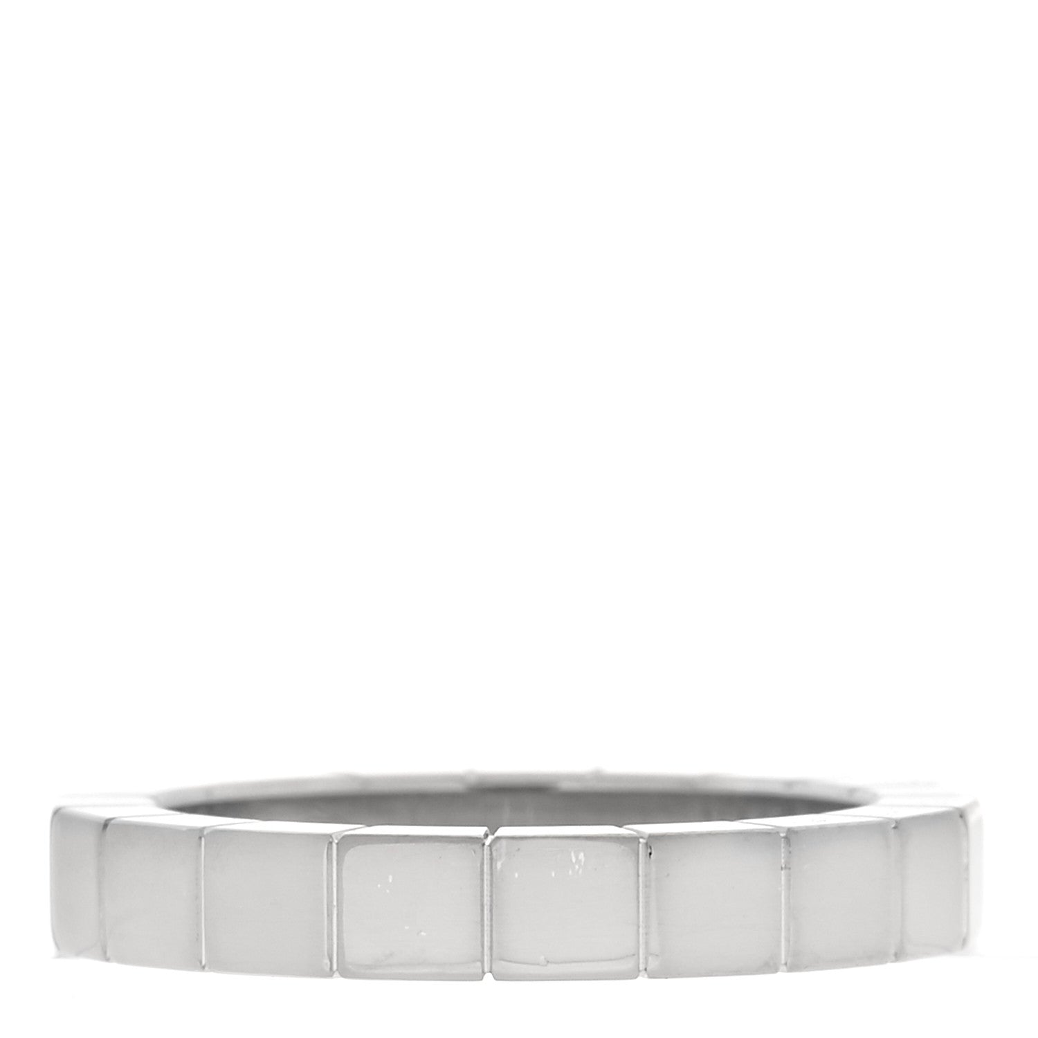 Cartier 18K White Gold Lanieres Ring 46 3.75 3 of 5