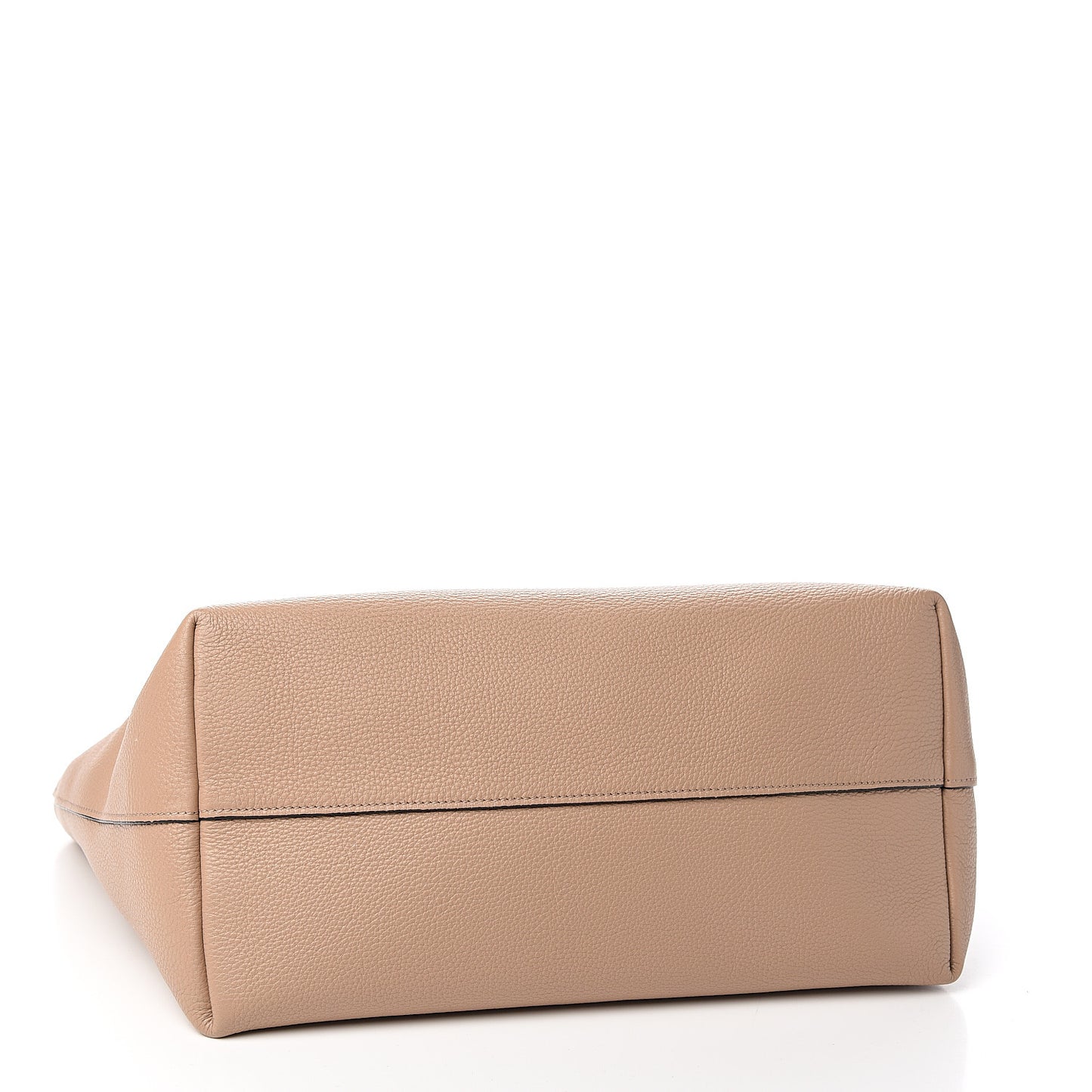 Vitello Phenix Zip Shopping Tote Cammeo