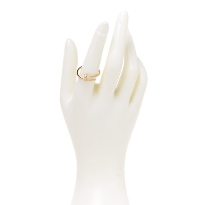 Cartier 18K Yellow Gold Diamond Juste Un Clou Paved Ring 58 8.5 2 of 5