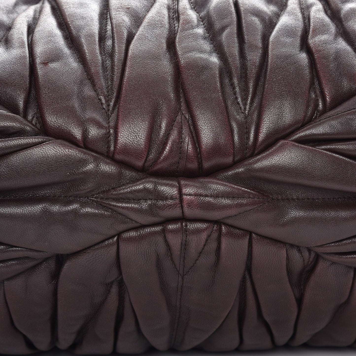 Nappa Matelasse Shopping Tote Brown