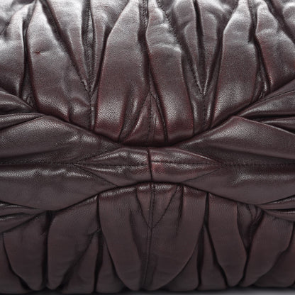 Miu Miu Nappa Matelasse Shopping Tote Brown 11 of 11