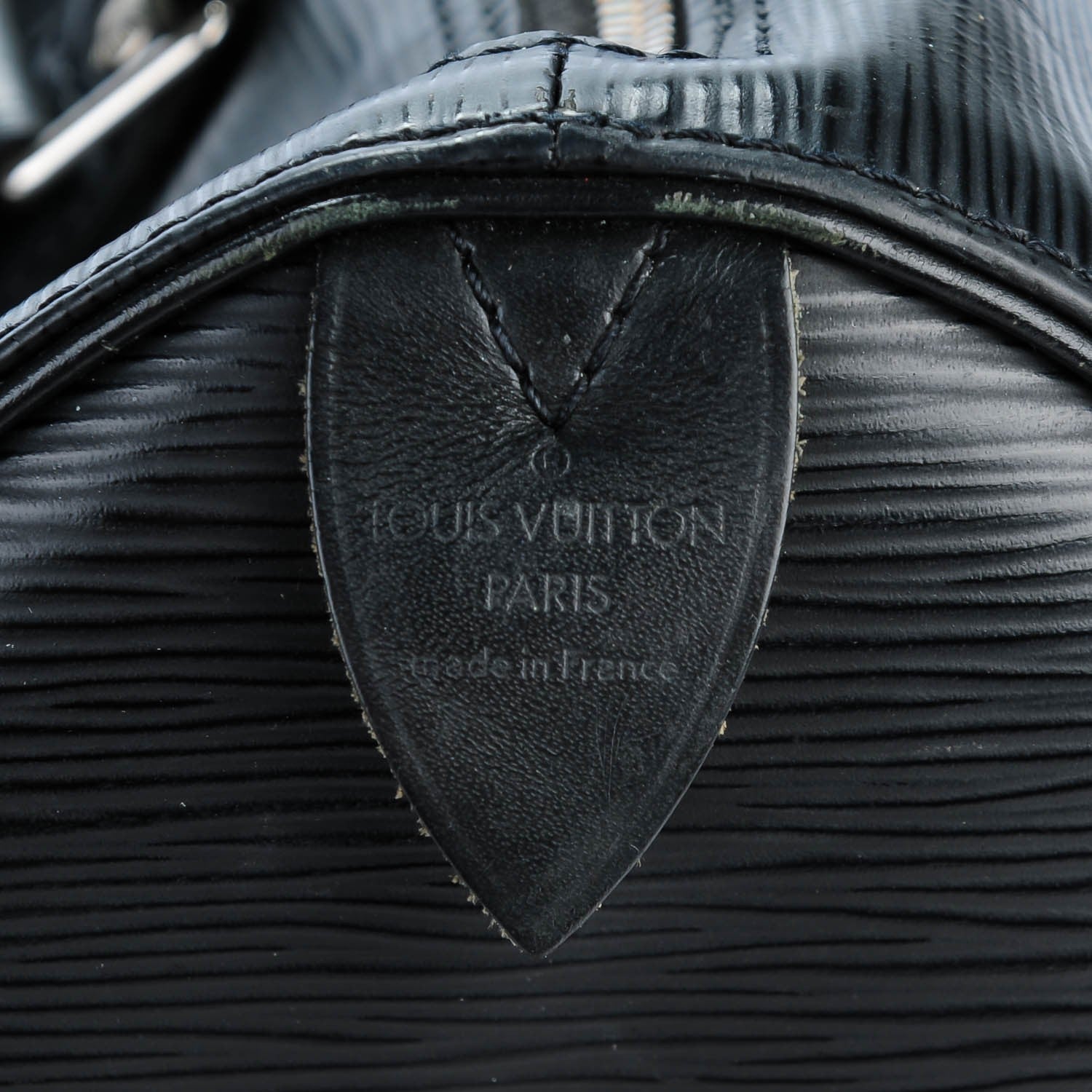 Louis Vuitton Epi Speedy 30 Black 6 of 9