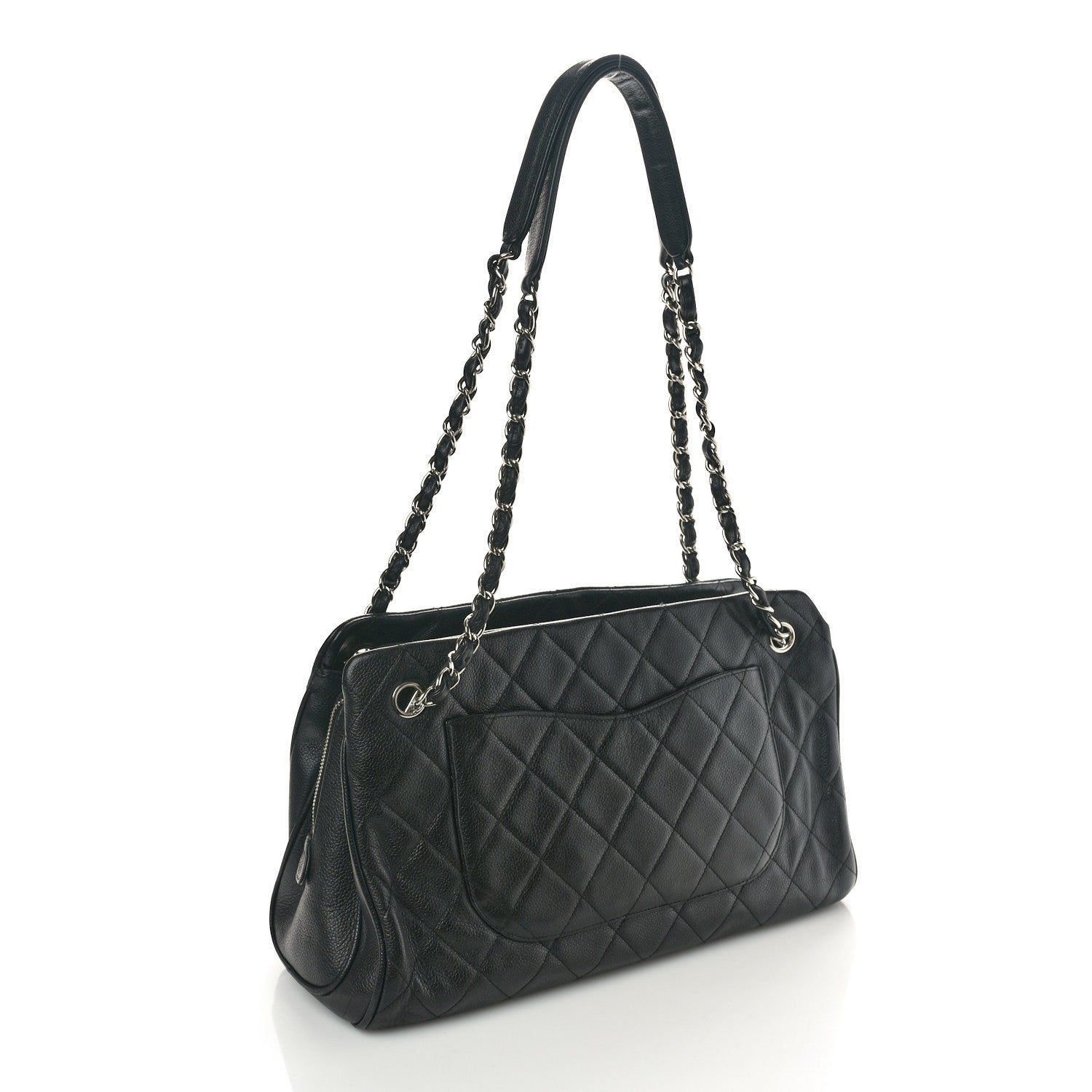 Chanel Caviar Quilted Shopping Tote Black 3 of 12