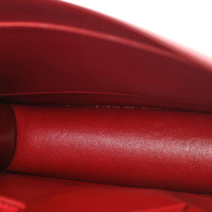 Saint Laurent Box Calfskin Le Carre Satchel Opyum Red 11 of 17