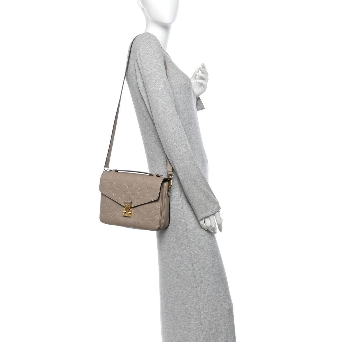 Louis Vuitton Empreinte Pochette Metis Tourterelle 2 of 10