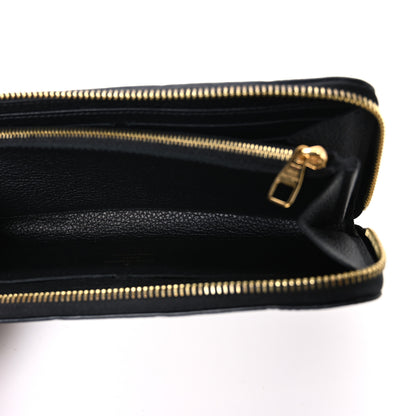 Louis Vuitton Empreinte Clemence Wallet Black 5 of 6