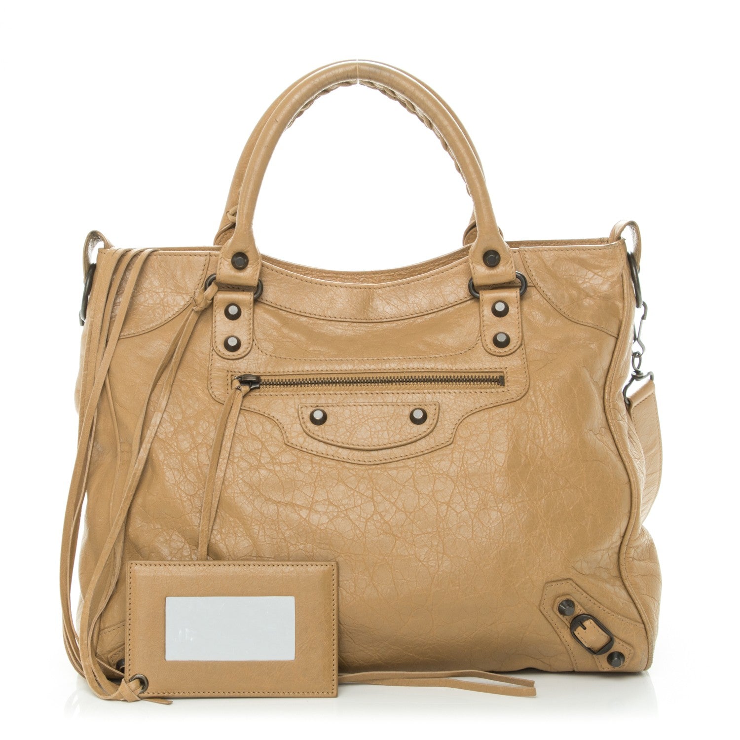 Balenciaga Agneau Classic Hardware Velo Beige Nougatine 1 of 8