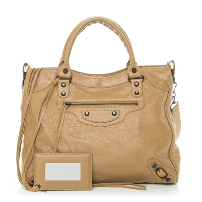 Balenciaga Agneau Classic Hardware Velo Beige Nougatine 1 of 8