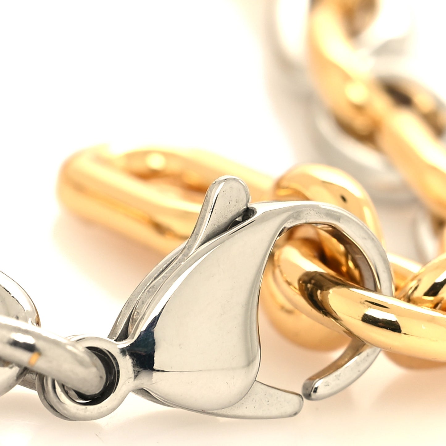 Everyday Chain LV Bracelet M Gold Silver