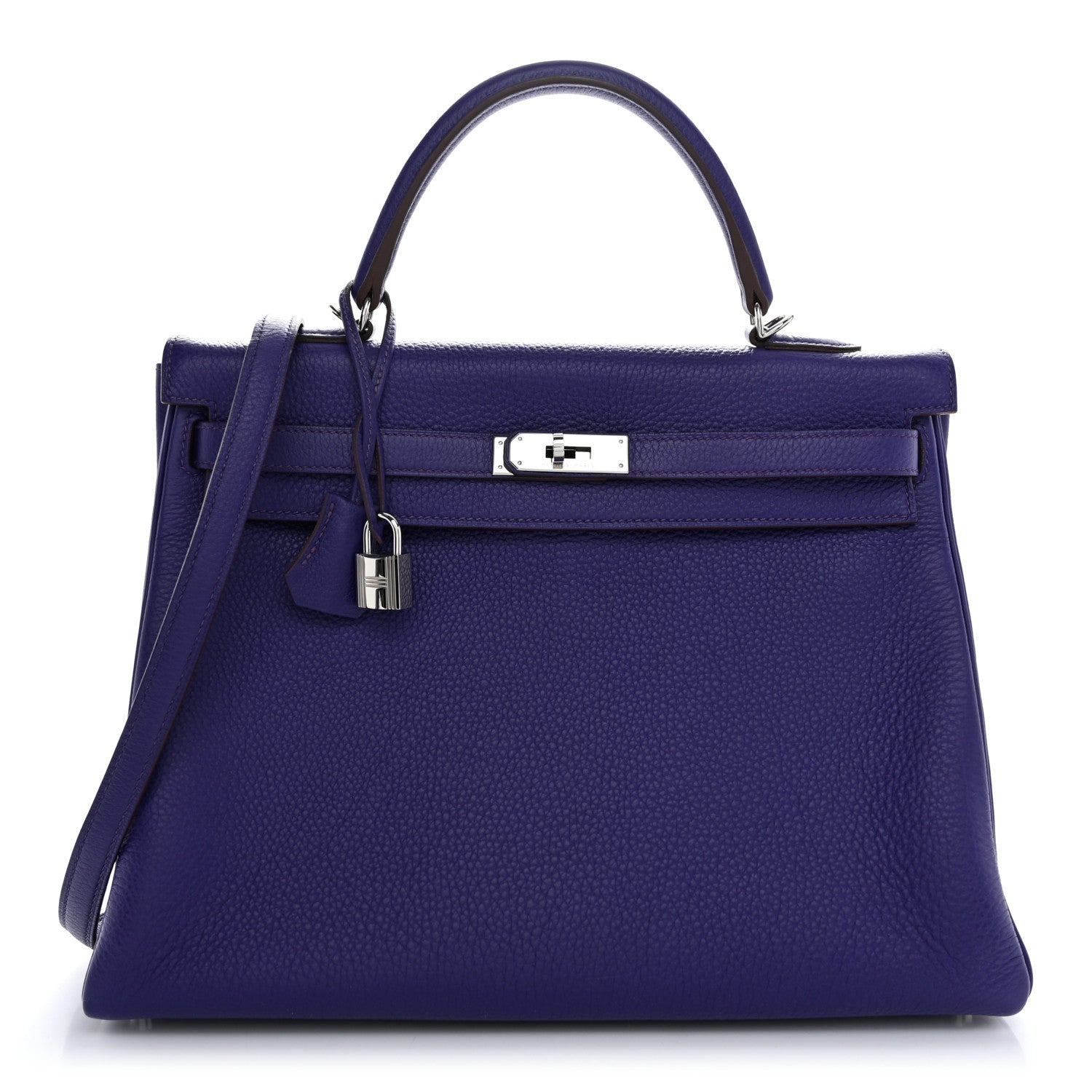 Hermes Togo Kelly Retourne 35 Iris 1 of 10
