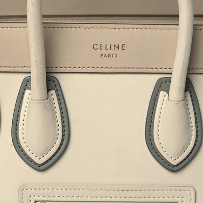 Celine Shiny Smooth Calfskin Nano Tri-Color Luggage Natural 8 of 10