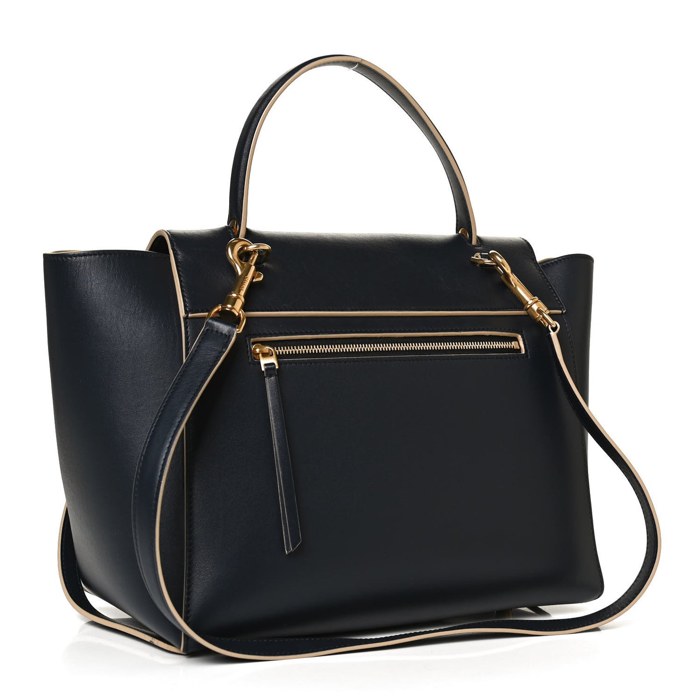 Palmelato Calfskin Mini Belt Bag Navy