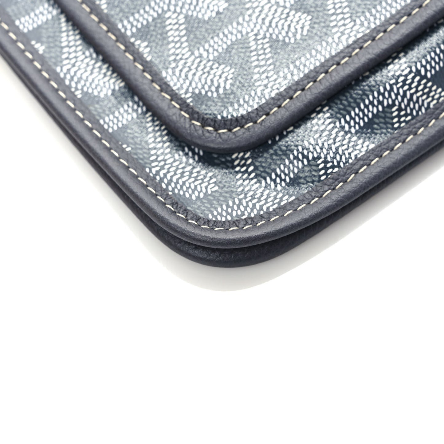 Goyardine Plumet Wallet Clutch Grey