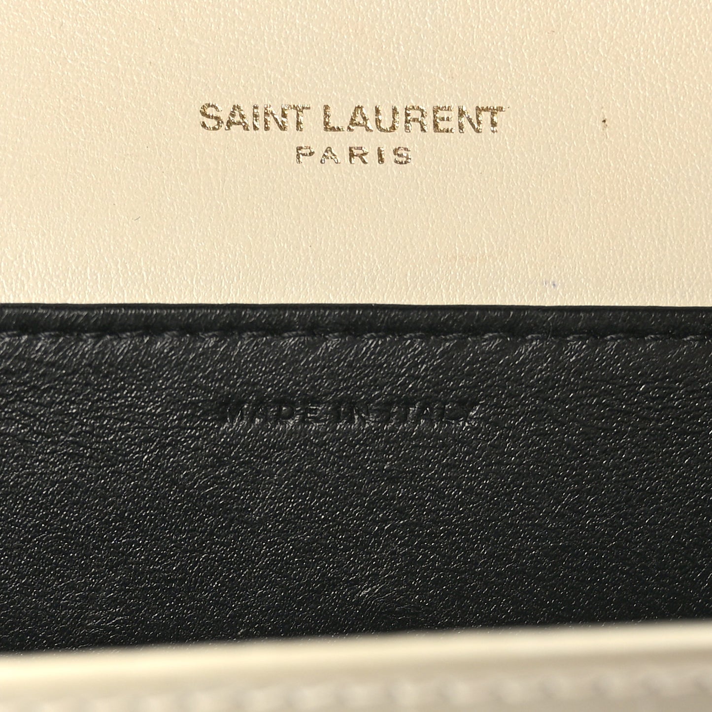 Calfskin Crocodile Embossed Monogram Uptown Chain Wallet Crema Soft