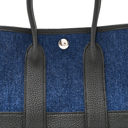 Hermes Denim Toile Negonda Neo Garden 23 Black 8 of 11