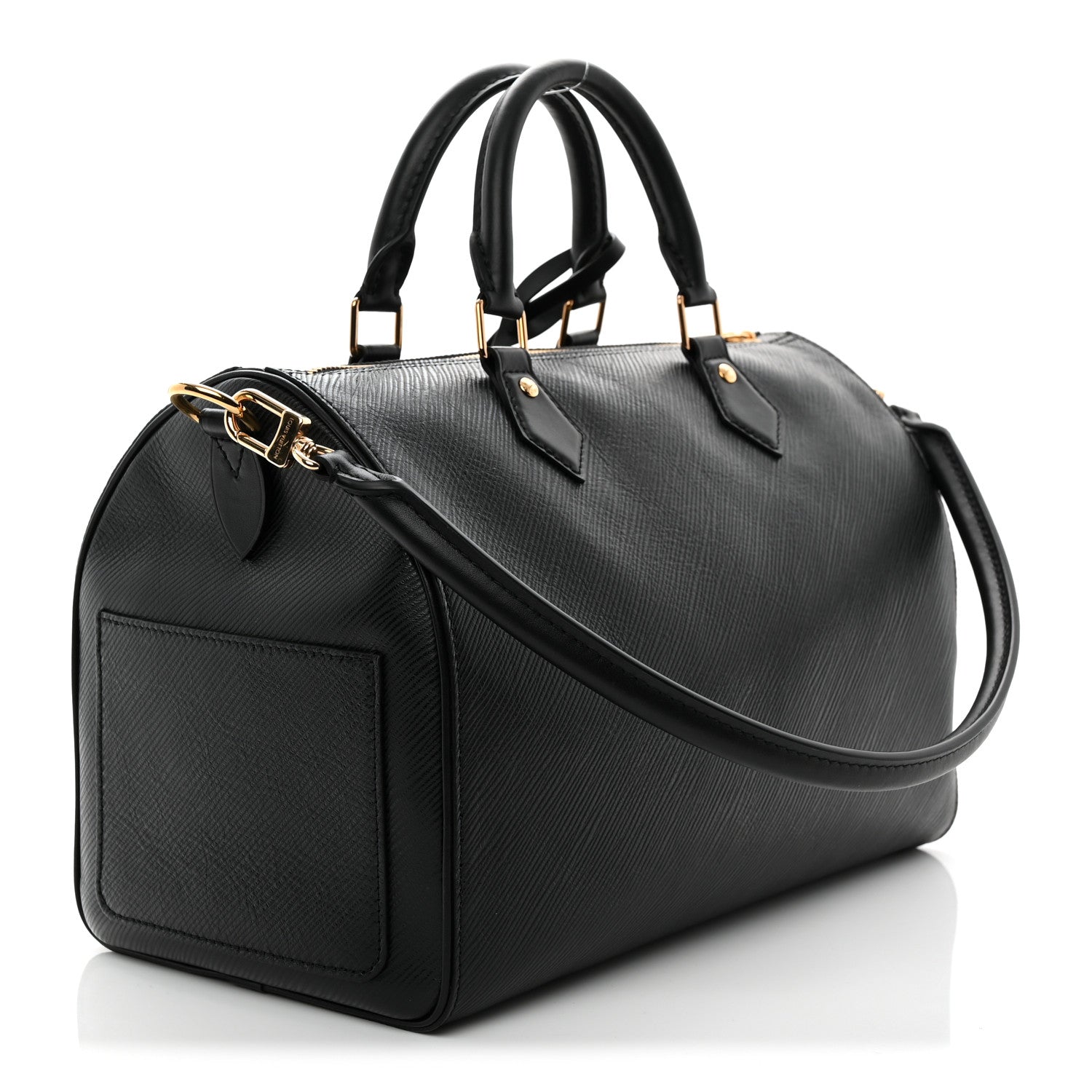 Louis Vuitton Epi Speedy Soft 30 Black 3 of 9